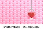 3d rendering the red heart that ... | Shutterstock . vector #1535002382
