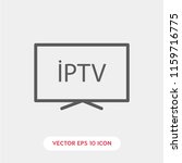 ip tv vector icon  television... | Shutterstock .eps vector #1159716775
