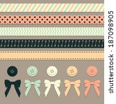 Ribbons Vector Set With Buttons ...