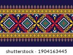 geometric ethnic pattern design ... | Shutterstock .eps vector #1904163445