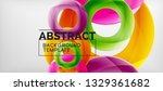 vector rings abstract... | Shutterstock .eps vector #1329361682