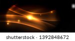 dark background with neon color ... | Shutterstock .eps vector #1392848672