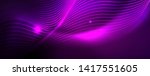 neon vector wave lines abstract ... | Shutterstock .eps vector #1417551605