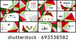 modern triangle presentation... | Shutterstock .eps vector #693538582