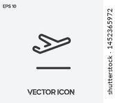 departures vector icon... | Shutterstock .eps vector #1452365972
