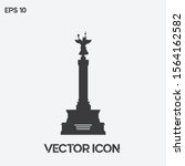 berlin victory column vector... | Shutterstock .eps vector #1564162582