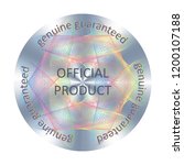round hologram sticker. vector... | Shutterstock .eps vector #1200107188