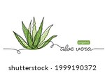 Aloe Vera Plant Sketch  Simple...