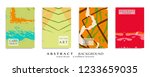 abstract universal grunge art... | Shutterstock .eps vector #1233659035