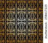 seamless geometric pattern.... | Shutterstock .eps vector #258617225