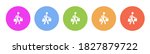multi colored flat icons on... | Shutterstock .eps vector #1827879722