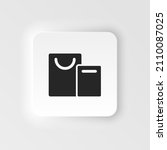 bags  shopping neumorphic style ... | Shutterstock .eps vector #2110087025