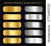 gold and sliver color gradient... | Shutterstock .eps vector #1772689235