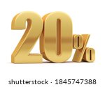 20  Off On Sale. Gold Percent...
