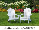 Adirondack Chairs In The Flower ...