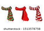 Vector Winter Red Scarf...