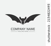 bat logo animal and vector ... | Shutterstock .eps vector #2154822495