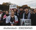 Small photo of Washington, D.C. | U.S.A. | 20 Oct 2023: Support Palestine "Stop Genocidal War Crimes Cease Fire