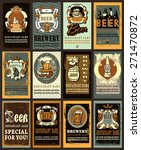 set for beer design contains... | Shutterstock .eps vector #271470872