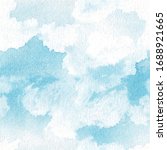 seamless sky pattern  blue... | Shutterstock .eps vector #1688921665