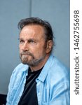 Small photo of LONDON - JULY 27, 2019: Italian actor Franco Nero (Django, Camelot, Keoma) during the London Film & Comic Con 2019 at the Olympia Exhibition Center, Hammersmith. Editorial use only