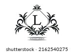 vintage elegant logo with the... | Shutterstock .eps vector #2162540275