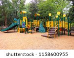 Colorful Playground With Green...