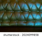 Leather Sofa With Pins And...