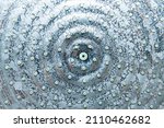 Small photo of completely calcified Raindance shower head made of stainless steel