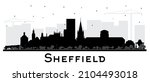 Sheffield Uk City Skyline...
