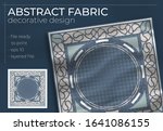 abstract fabric decorative... | Shutterstock .eps vector #1641086155