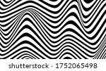 black and white line curve... | Shutterstock .eps vector #1752065498