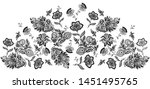 lace leaf flower design skirt... | Shutterstock . vector #1451495765