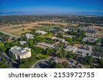 Small photo of Aerial View of a Public Land University in Bakersfield, California