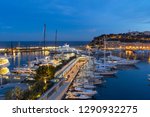 Yachts and boats in Monaco Marina Port Hercule