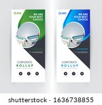 business roll up brochure flyer ... | Shutterstock .eps vector #1636738855