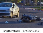 A Motobike Crashed Into A Car A ...