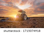 Agricultural Tractors Working...