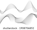 abstract wavy stripes on a... | Shutterstock .eps vector #1908706852