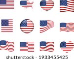 american flag. usa united... | Shutterstock .eps vector #1933455425