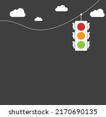 traffic light background.... | Shutterstock .eps vector #2170690135