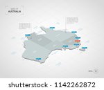 Isometric  3d Australia Map....