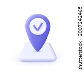 checkmark icon. approvement... | Shutterstock .eps vector #2007242465