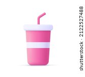 paper  plastic beverage cup... | Shutterstock .eps vector #2122527488