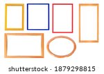 set of different picture frames ... | Shutterstock . vector #1879298815