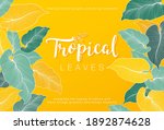 vector horizontal tropical... | Shutterstock .eps vector #1892874628