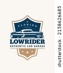 Lowrider Logo Template. Vintage ...