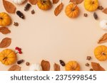 Autumn holiday frame from...