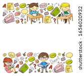 english school for children.... | Shutterstock .eps vector #1656020932