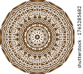 a mandala is a geometric... | Shutterstock .eps vector #1765285682